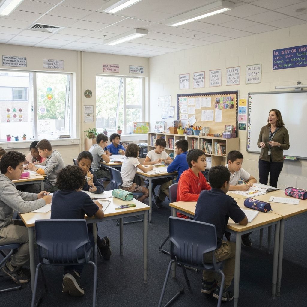 Students in classroom